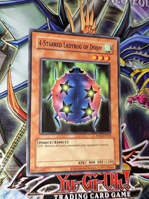 4-Starred Ladybug of Doom Yu-Gi-Oh! Card new