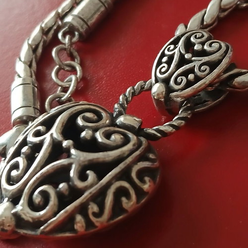 Brighton American necklace, silver plated