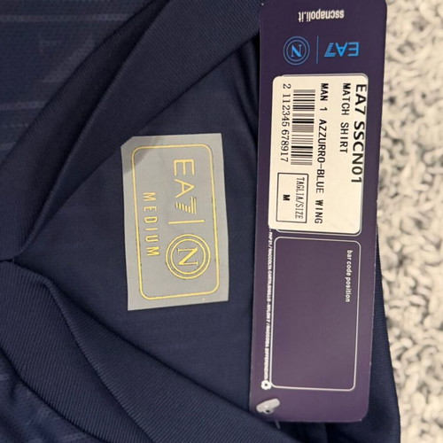 Napoli Away Jersey 2026 Armani new, authentic, medium size