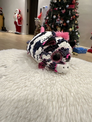 TY Λούτρινο Beanie Boos Sequin the Zebra 4.5 εκ.