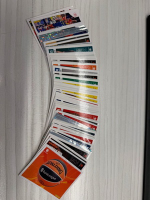 Euroleague Panini stickers season 2025-26, new