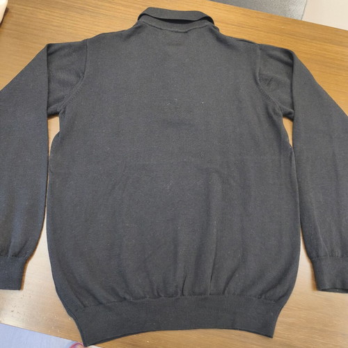 Lacoste men's wool sweater medium black like new