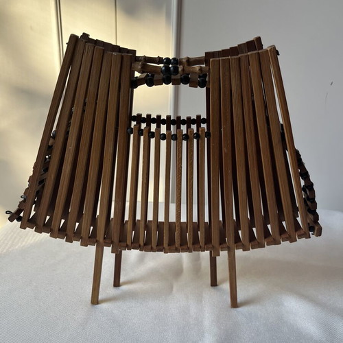 Vintage Folding Fruit Basket Mid-Century Modern like new
