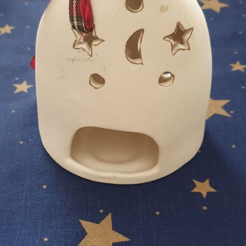 Christmas ceramic decoration for tealight candle new