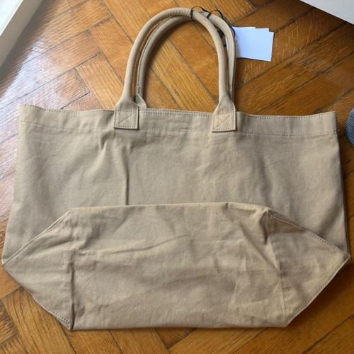 Marella large tote bag new, beige and red shoulder style