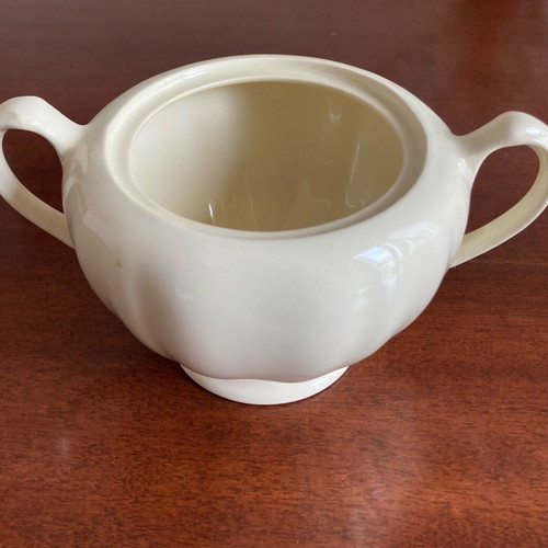 J&G Meakin England sugar bowl used, Sunshine series vintage