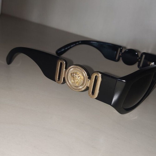 Versace sunglasses, black and gold