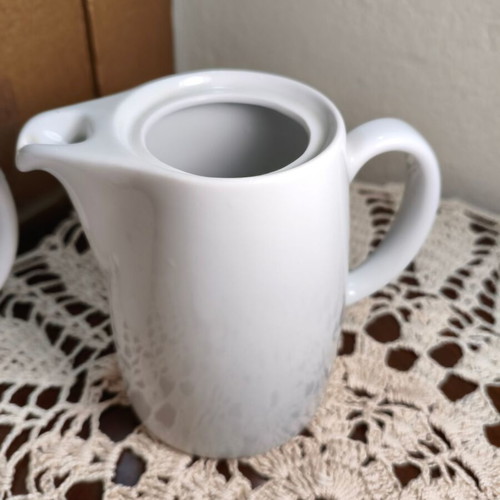 Set of 3 vintage Ionia Hellas porcelain milk jugs from 1970