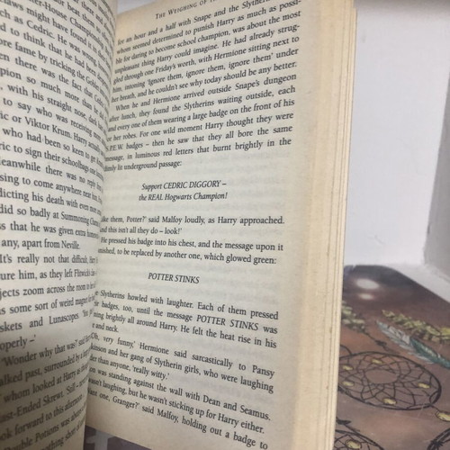 Harry Potter and the Goblet of Fire first edition paperback book