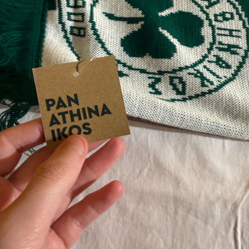 Authentic Panathinaikos scarf new jacquard