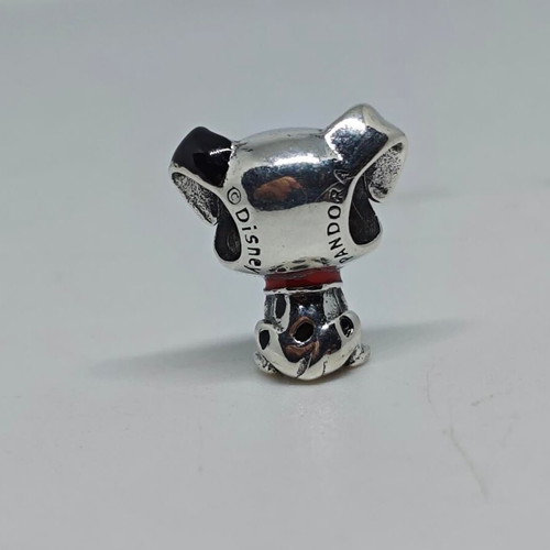 Disney 101 Dalmatians Patch Silver Charm like new