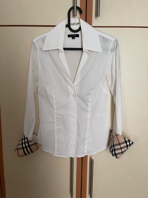 Burberry white shirt like new, size S