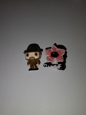Funko Pop Kinder Hopper and Demogorgon authentic new