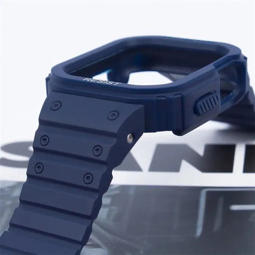 Shockproof Case with Strap for Apple Watch Ultra SE 9 8 7 6 5 4