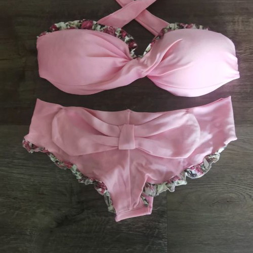 Madame Shou Shou Signature bikini used, pink, size M