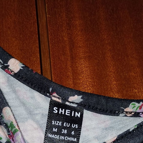 Shein summer dress with one sleeve, size Medium, like new
