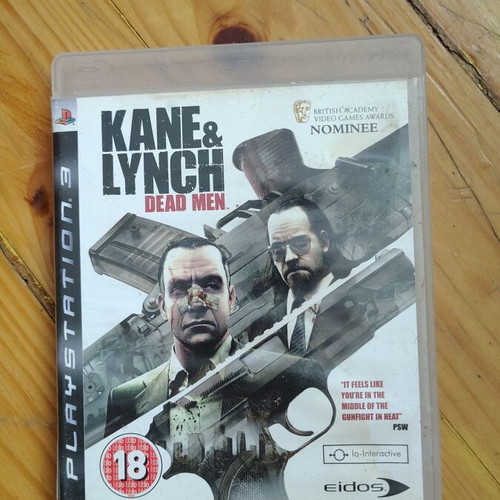 Kane & Lynch Dead Men PS3 game used, complete with manual
