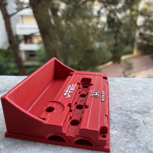 Honda B16 DOHC VTEC Card Holder hand-painted, 3D printed