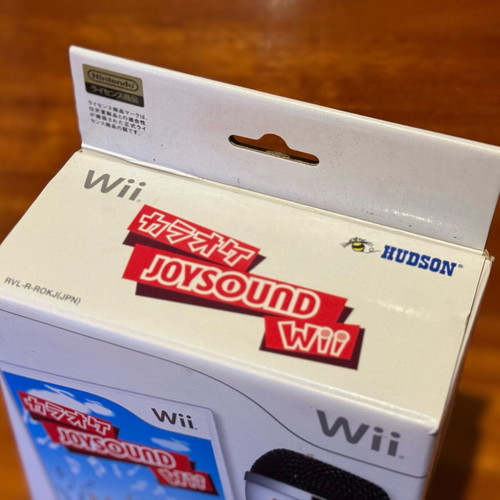 Wii Karaoke JOYSOUND with USB Microphone boxed complete, like new