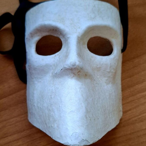 Venetian Bauta mask like new, handmade from Venice