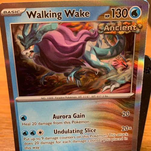 rare Pokémon card Walking Wake.