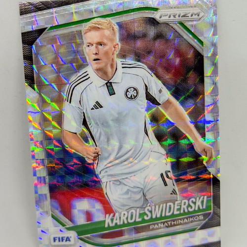 Panini FIFA Prizm 2025/26 Karol Swiderski Mosaic Prizm Parallel card new