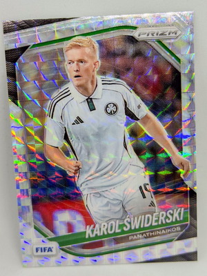 Panini FIFA Prizm 2025/26 Karol Swiderski Mosaic Prizm Parallel card new