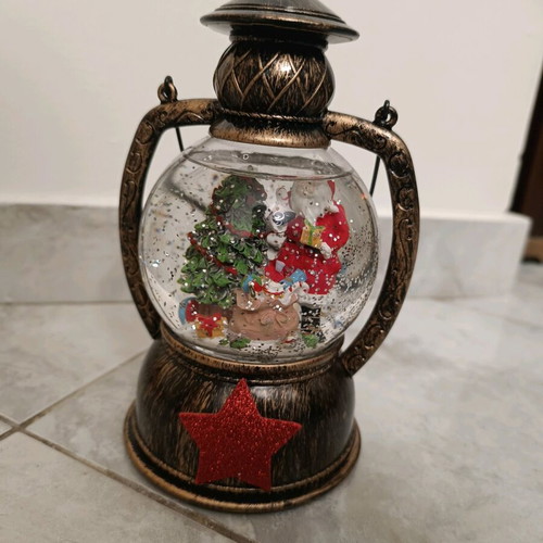 Christmas decoration like new with light and moving snowflakes