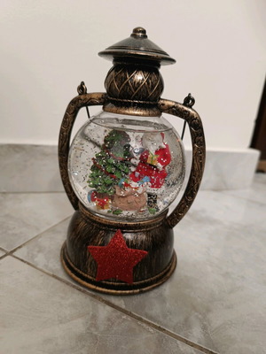 Christmas decoration like new with light and moving snowflakes
