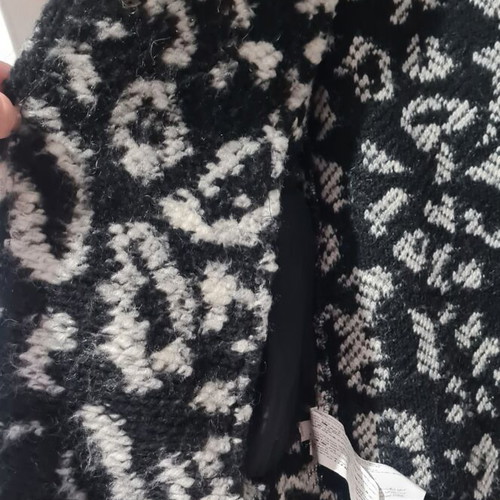 MNG Women's Coat Jacket like new, XS, black and white