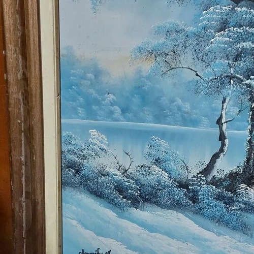 Oil painting canvas like new 1.40x0.80