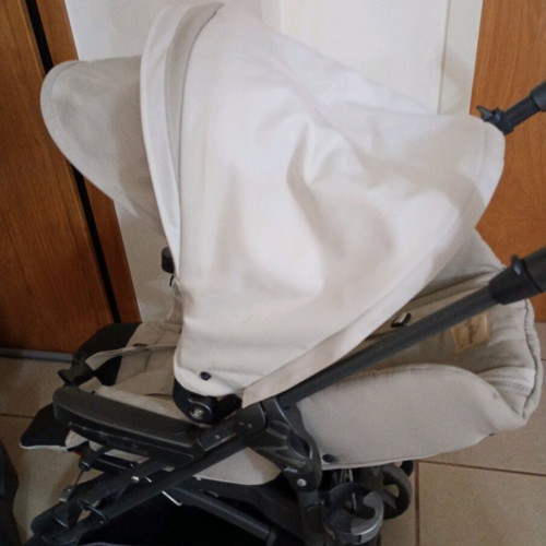 Inglesina Zippy Free stroller used with car seat and accessories