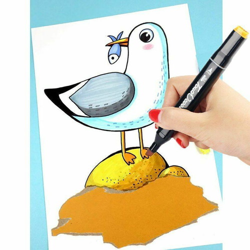 SPM Fine Double Sided Highlights 80-Piece Drawing Marker Set new