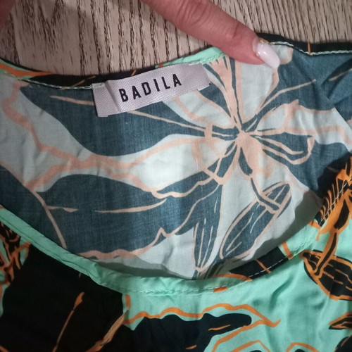 Badila dress size L, colorful turquoise