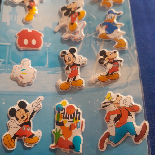 Mickey Puffy Stickers new