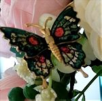  Πανέμορφη καρφίτσα πεταλούδα.