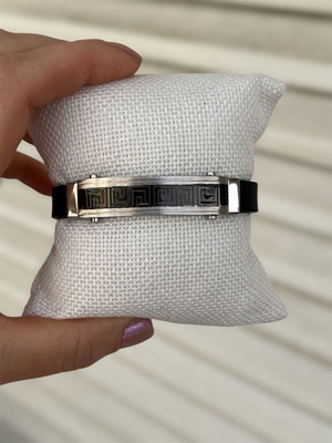 Men's bracelet with Meander pattern like new