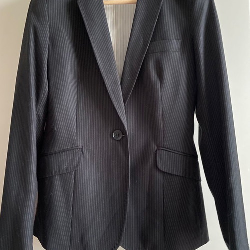 H&M blazer jacket with fine stripes, size 36 small