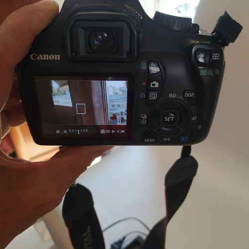 Canon 1100D camera with Canon EF 28-105 mm f/3.5-4.5 USM lens used