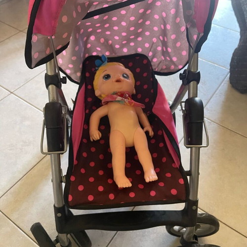 Toy stroller used, realistic design