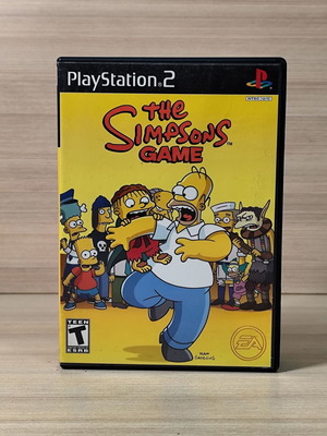 The Simpsons Game PS2 μεταχειρισμένο, πλήρες αμερικάνικο NTSC