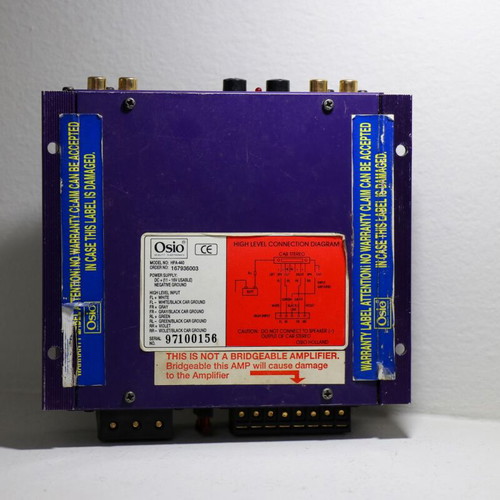 Osio HPA-440 200W 4-channel car amplifier used