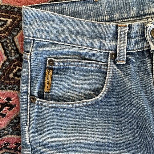 Armani Jeans vintage pants size 32 used with repaired zipper