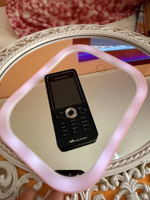 Sony Ericsson Walkman mobile phone, black, retro design