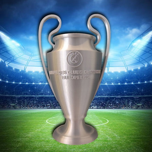 Champions League trophy new from 3d printer, 19 cm height