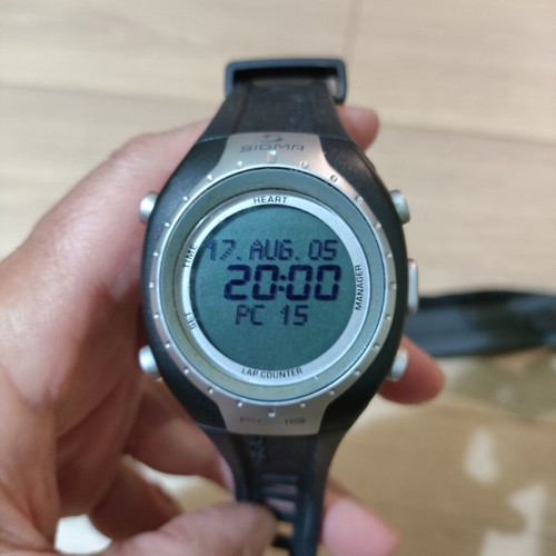 Sigma PC 15 heart rate monitor with chest strap