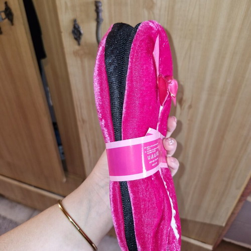 Slippers socks for home new, fuchsia, size 37