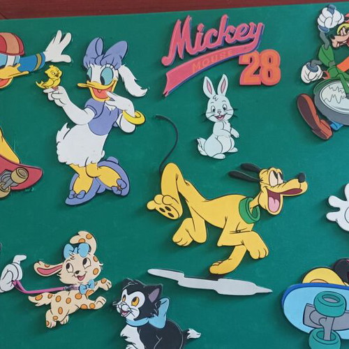 Disney painting on canvas with 3D foam designs, like new