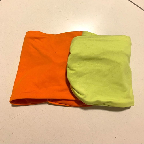 Yamamay set of two used bustiers yellow and orange size M