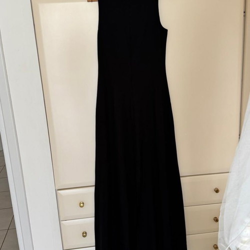 Classic long black dress like new by Access